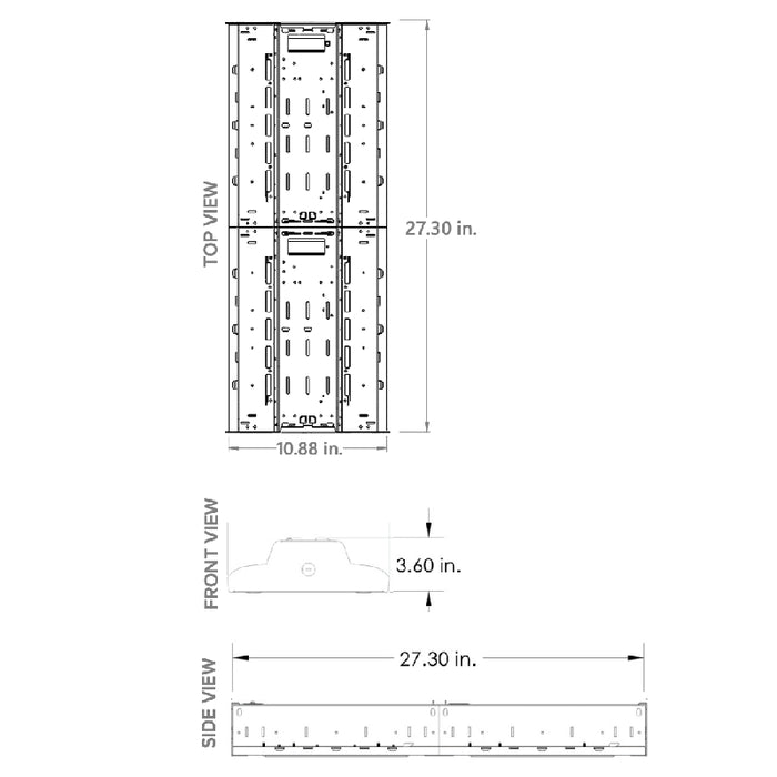 Columbia ECH1-740-L30 168W LED Linear High Bay, 4000K, 70 CRI, 30000 Lumens, 120-277V, 0-10V Dimming, Wireless Occupancy & Photocell Sensor