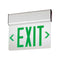 Lithonia EDG LED Edge-Lit Exits with Battery Backup, Single Face