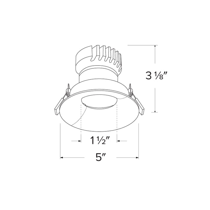 Elco EKCL4172 Pex 4" Round Curved Reflector