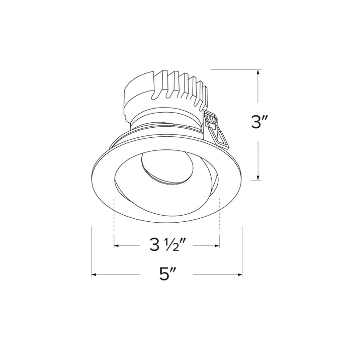 Elco EKCL4179 Pex 4" Round Directional Gimbal