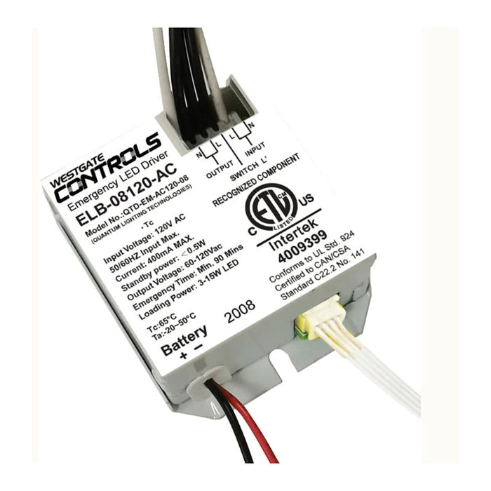 Westgate ELB-08120-AC 8W AC Voltage LED Emergency Battery Backup