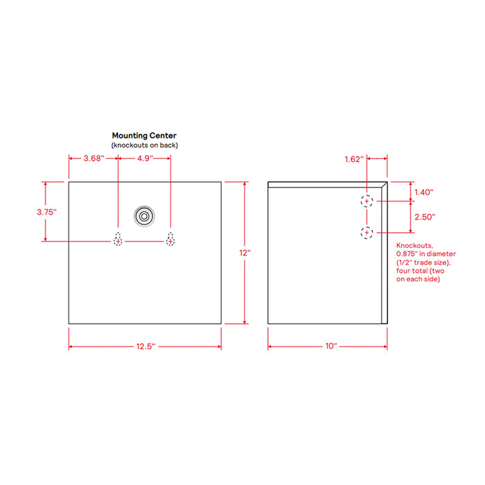 Bodine ELIS250I2UO30ADI2 250VA Emergency Inverter