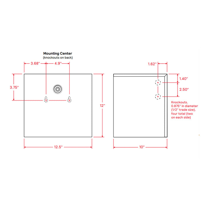 Bodine ELIS400I2UO30ADI2 400VA Emergency Inverter, Automatic Dimming