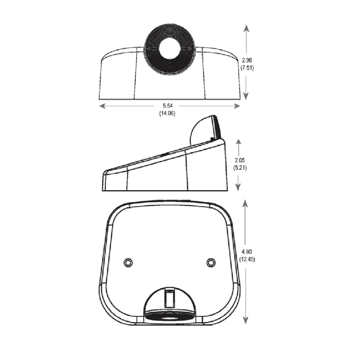 Lithonia ERE LED Round Emergency Remote Light Head, Single