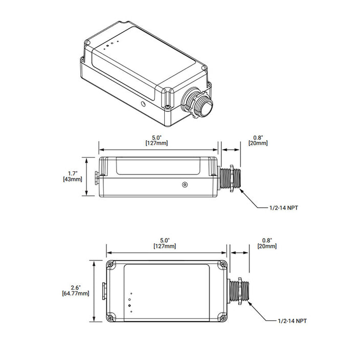 WaveLinx ESP-L-010-347 LITE Wireless Emergency Universal Voltage Dimming Switchpack - 20 amp