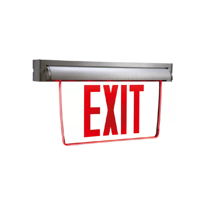 Sure-Lites EUX6 Universal Mount Edge Lit LED Exit Sign, AC Only