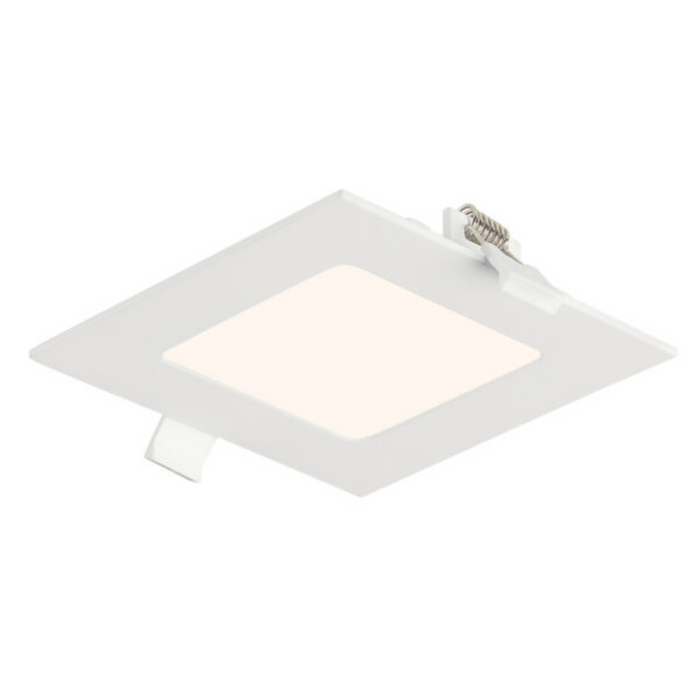 Designers Fountain Pro EV457SWK 4" Square LED Slim Panel Downlight, CCT Selectable