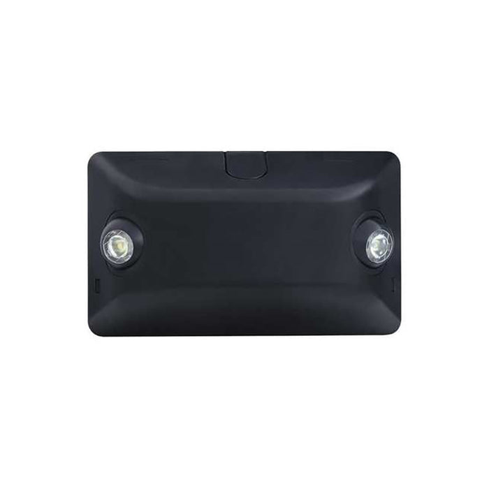 Dual-Lite EV4DB Architectural LED Emergency Light with Remote Capacity, No Self-Diagnostics, Black Finish