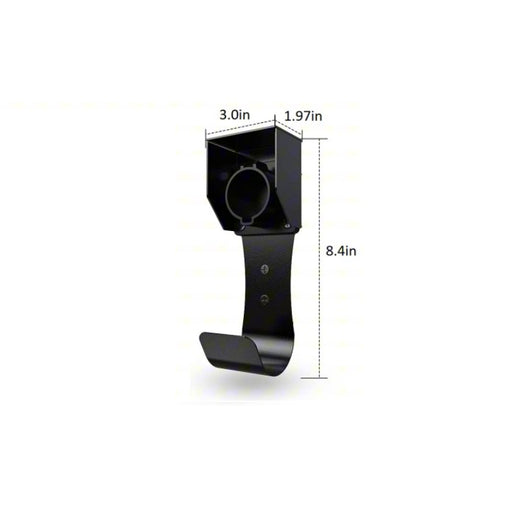 BreezEV EVC-L2-ACC-HAD J1772 Holster and Dock with J-Hook for Wall Mounting