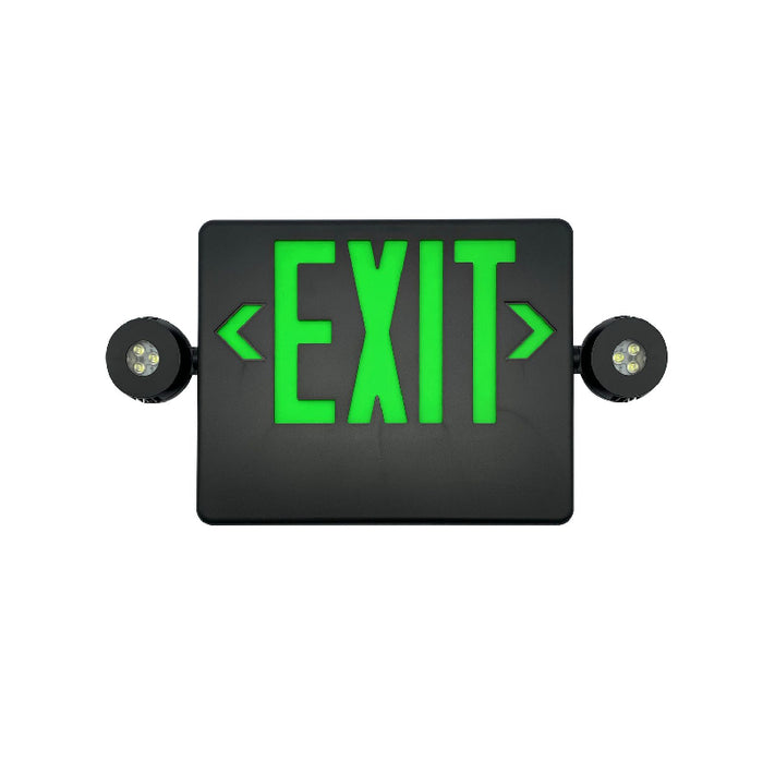 Dual-Lite EVCHLU High Lumen LED Combination Exit/Emergency Light, Universal Single/ Double Face