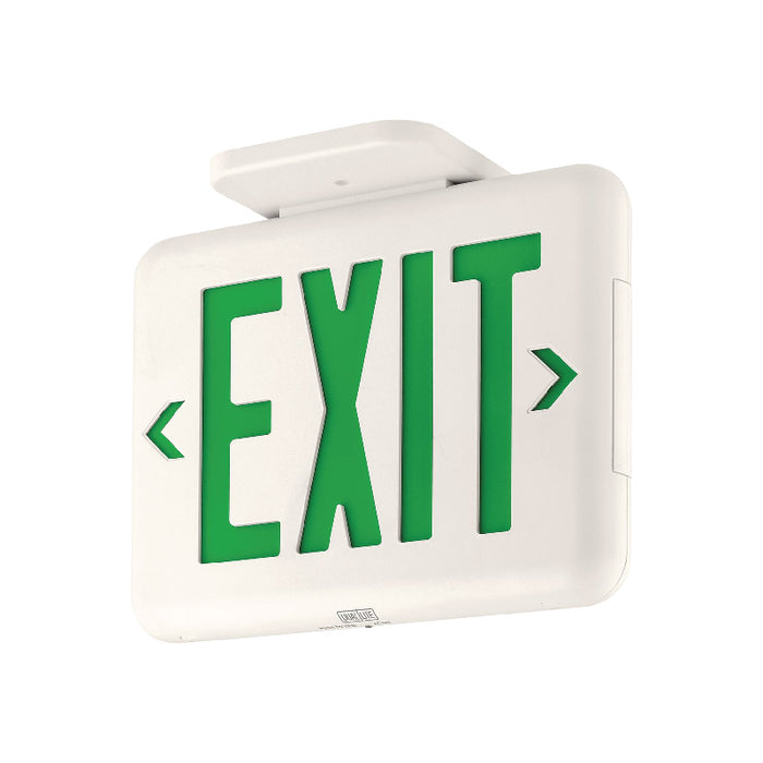 Dual-Lite EVEU EVE Series LED Exit Sign with Emergency, Universal Face