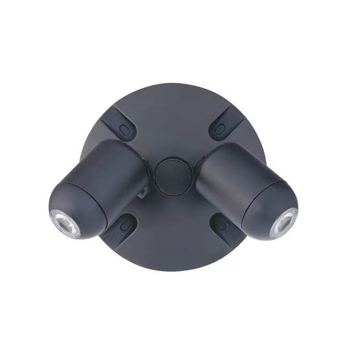 Dual-Lite EVOD LED Outdoor Double Remote, 5000K - Black