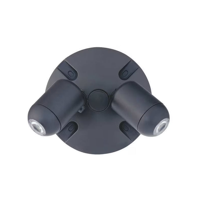 Dual-Lite EVOD LED Outdoor Double Remote, 5000K - Black