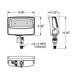 Evolve EFP160WLSCS 20W/40W/60W LED Flood Light, 3000K/4000K/5000K Selectable, up to 8214 Lumens, 120-347V