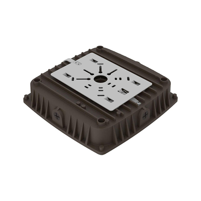 Evolve ECP160WLSCS 25W/40W/60W LED Canopy Light, 3000K/4000K/5000K Selectable, up to 8312 Lumens, 120-277V