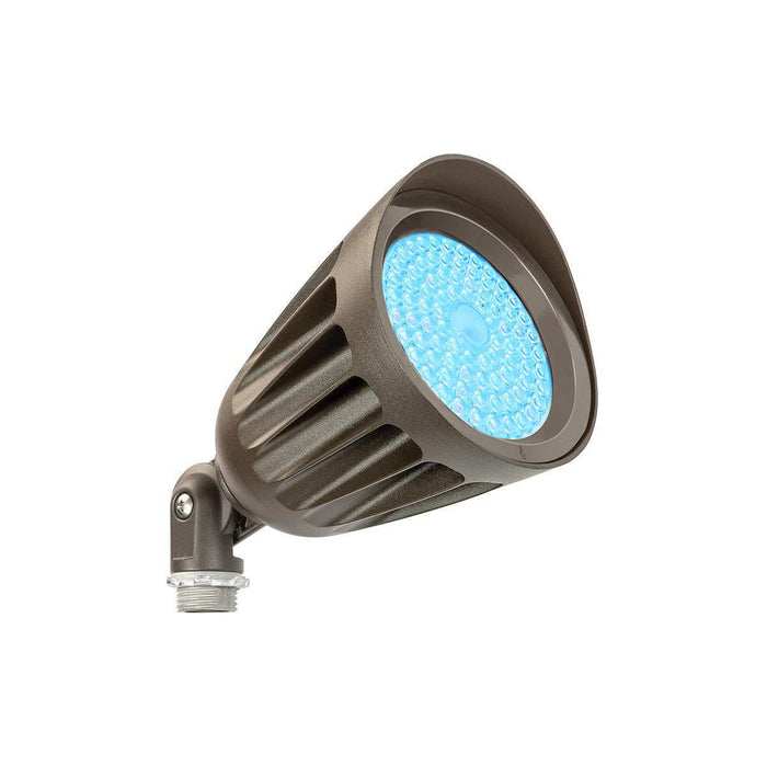 EXO LBUL-25-RGBW 20.5W Colt Bullet Flood Light, RGBW, 2532 lm, Wide, 120-277V, Bronze