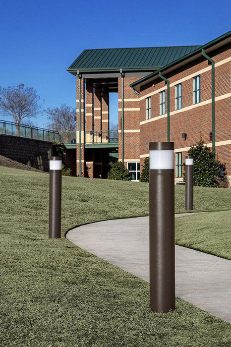 EXO SGB-R-LSCS Sling Round 42" LED Bollard, Wattage & CCT Switchable