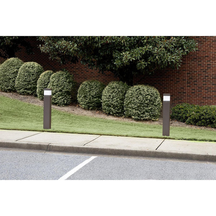EXO SGB-S-LSCS Sling Square 42" LED Bollard, Wattage & CCT Switchable
