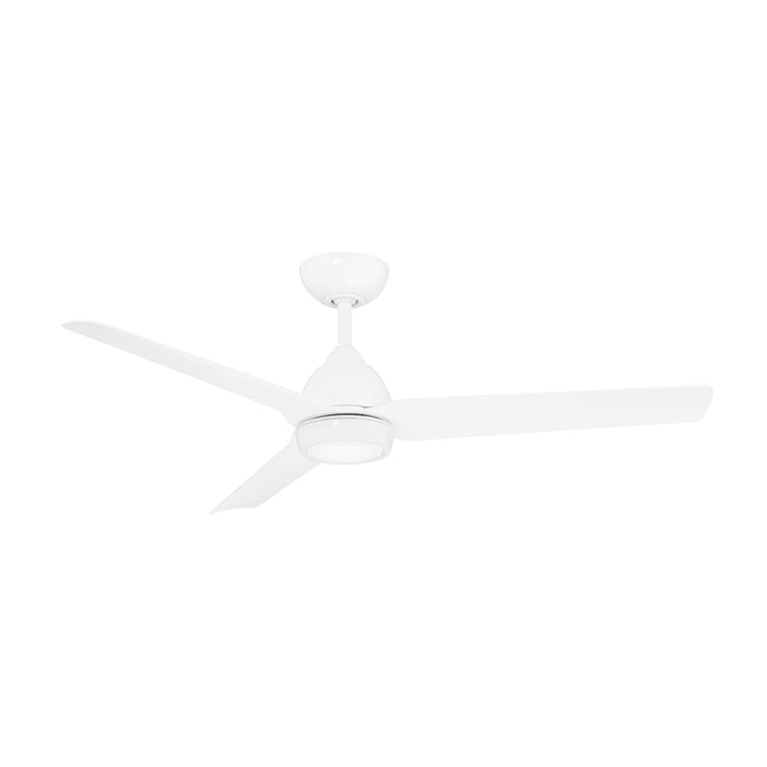 WAC F-001L Mocha 54" Smart Ceiling Fan with LED Light Kit