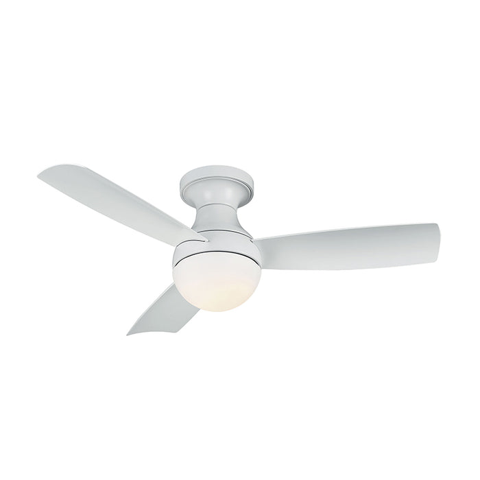 WAC F-004L Orb 44" Flush Mount Smart Ceiling Fan with LED Light Kit