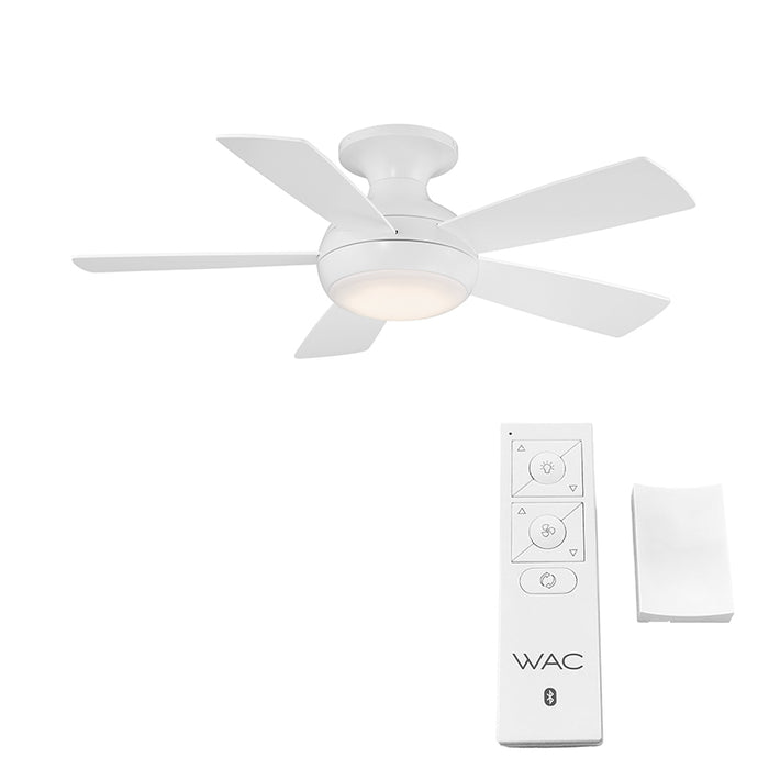 WAC F-034L Odyssey Flush 44" Smart Ceiling Fan with LED Light Kit