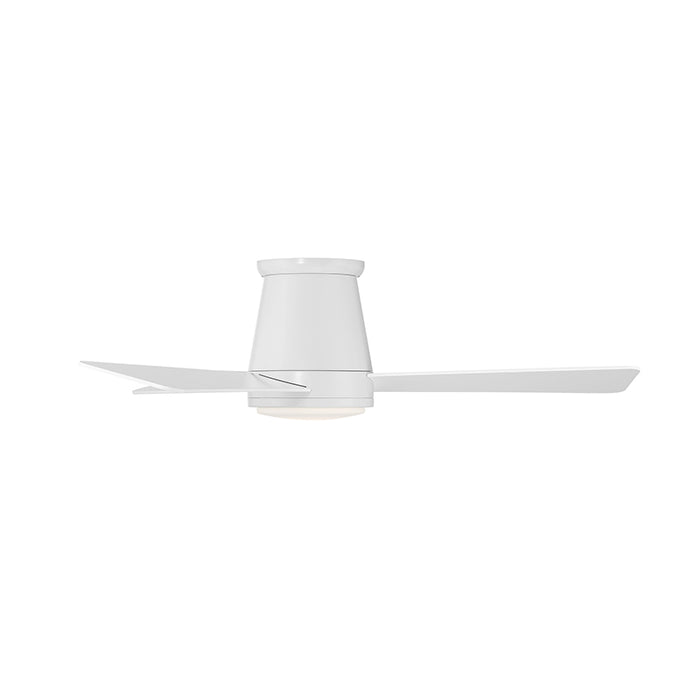 WAC F-036L Hug 44" Flush Mount Smart Ceiling Fan with LED Light Kit