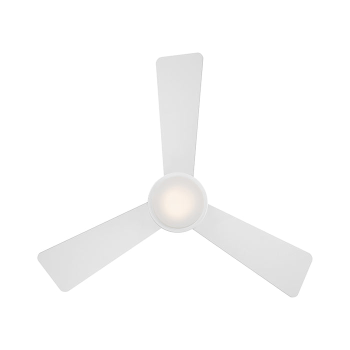 WAC F-036L Hug 44" Flush Mount Smart Ceiling Fan with LED Light Kit