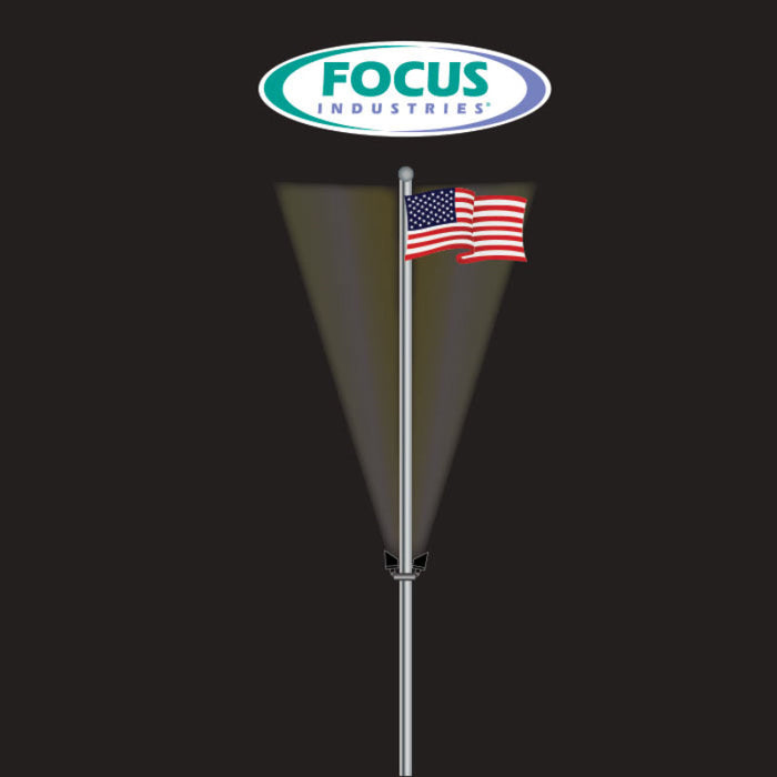 Focus Industries FAPM72 7" Pole Mount Ring, 12V