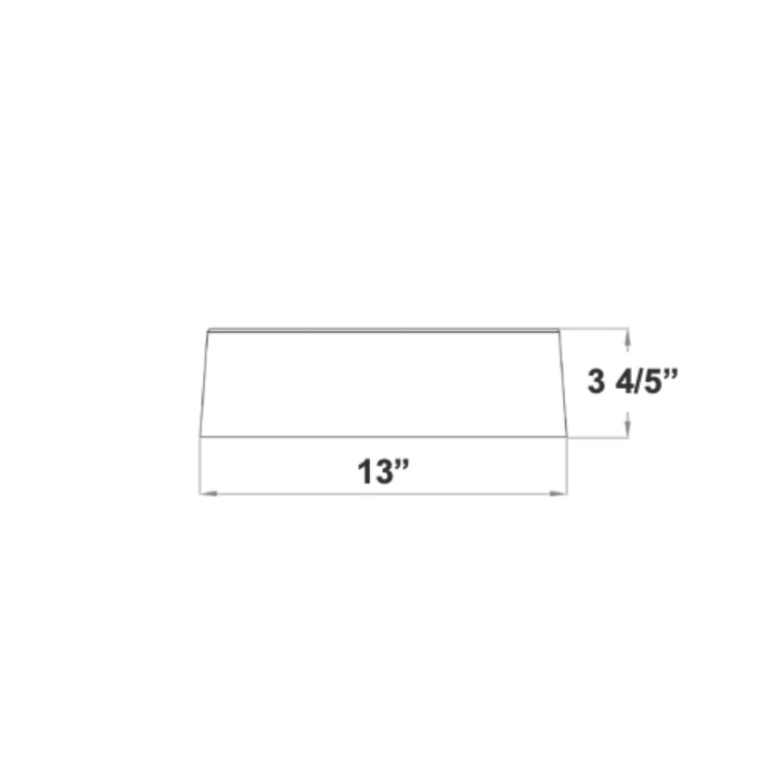 Westgate FCD 13" 25W LED Round Flush Mount, CCT