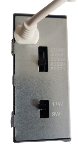 Lightolier FD4RSLMZ10SCTUW 4" LED Round Flat Downlight, Lumen & CCT Selectable