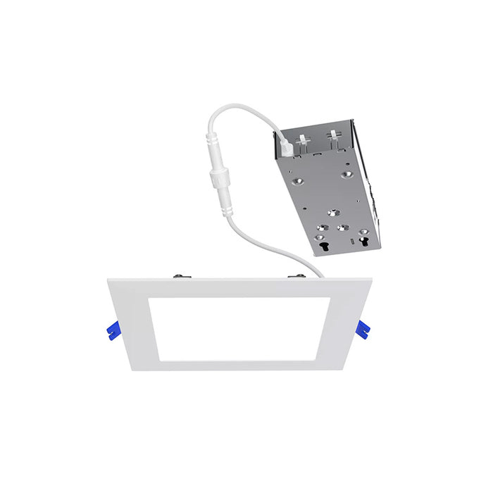Lightolier FD6SSLMZ10SCTUW 6" LED Square Flat Downlight, Lumen & CCT Selectable