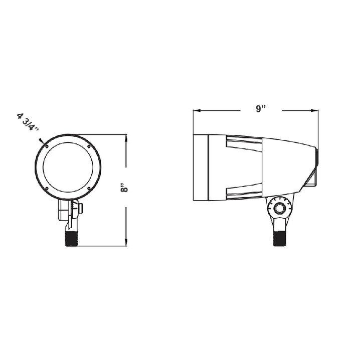 Westgate FLDX-LG 30W/40W/50W X-Gen LED Bullet Flood Light, CCT
