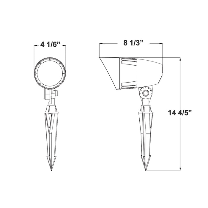 Westgate FLVX-MD 15W RGBW Bluetooth Westgate App Bullet Flood Light