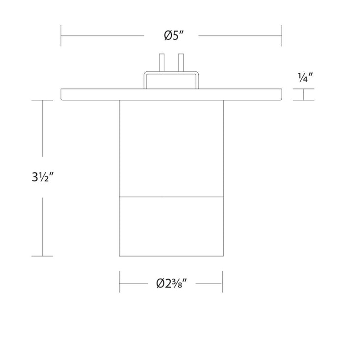 WAC FM-240103 Twist-N-Lite 2" 12W LED Mini Flush Mount, CCT Selectable