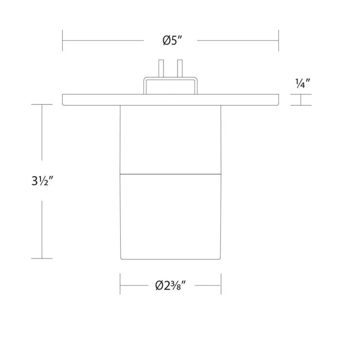 WAC FM-240203 Twist-N-Lite 2" 9W LED Mini Flush Mount, CCT Selectable