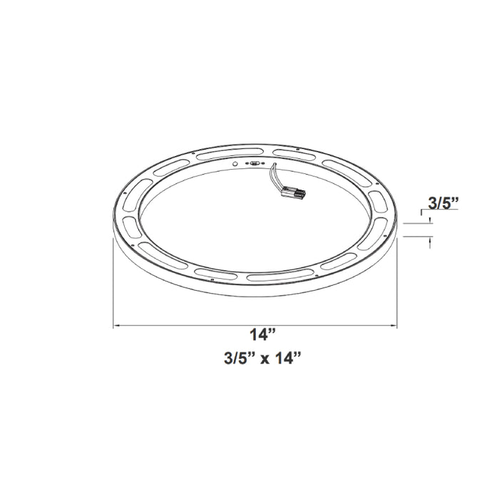 Westgate FML 15W Uplight Module For 18" & 22" FML Series
