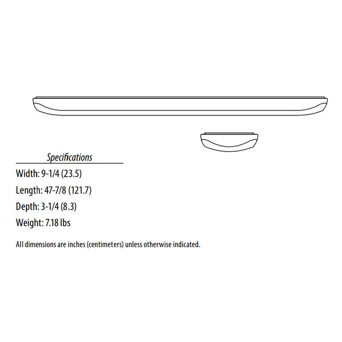 Lithonia FMLL 14IN Litepuff 48" LED Linear Low Profile Flush Mount
