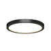 Westgate FMLU-R12 12" LED Round Flush-Mount Light w/ Uplight, 5CCT Selectable - Black