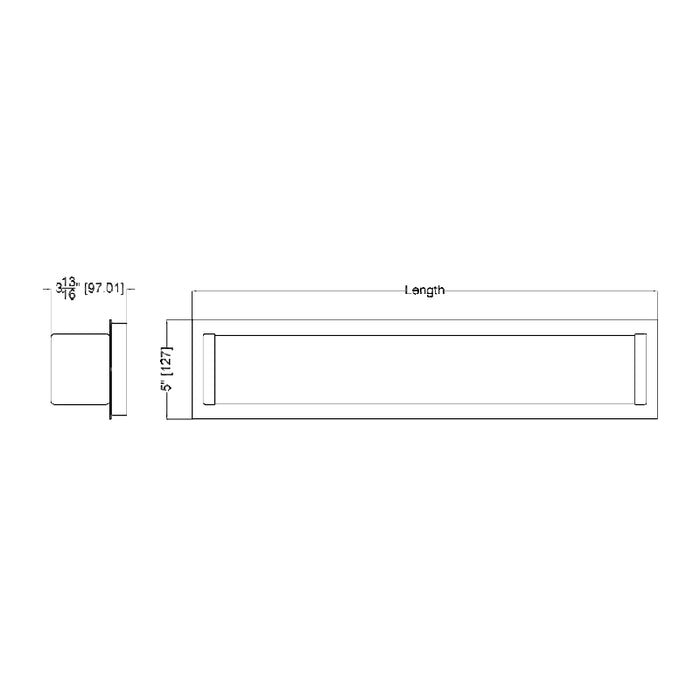 Lithonia Contractor Select FMVTSL 24" Traditional Square Vanity