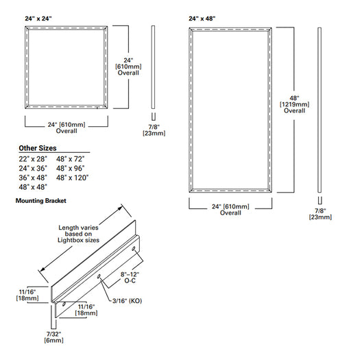 Fail-Safe CV-LEL-W Visual Therapy, Wall Mount