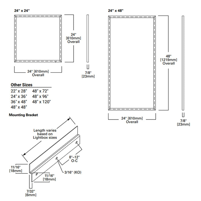 Fail-Safe CV-LEL-W Visual Therapy, Wall Mount
