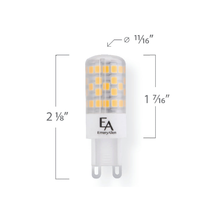 Emery Allen 4.5W LED Bulb, G9 Base, 4000K