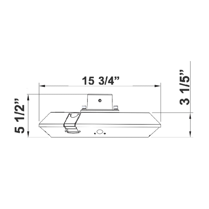 Westgate GPX 18W/30W/45W/60W LED Post Disk Light with Bell Mount Pole Adapter