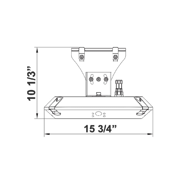 Westgate GPX 18W/30W/45W/60W LED Post Disk Light, Catenary Suspension Mount
