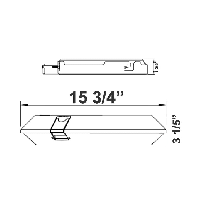 Westgate GPX 18W/30W/45W/60W LED Post Disk Light with Ceiling Mount Adapter