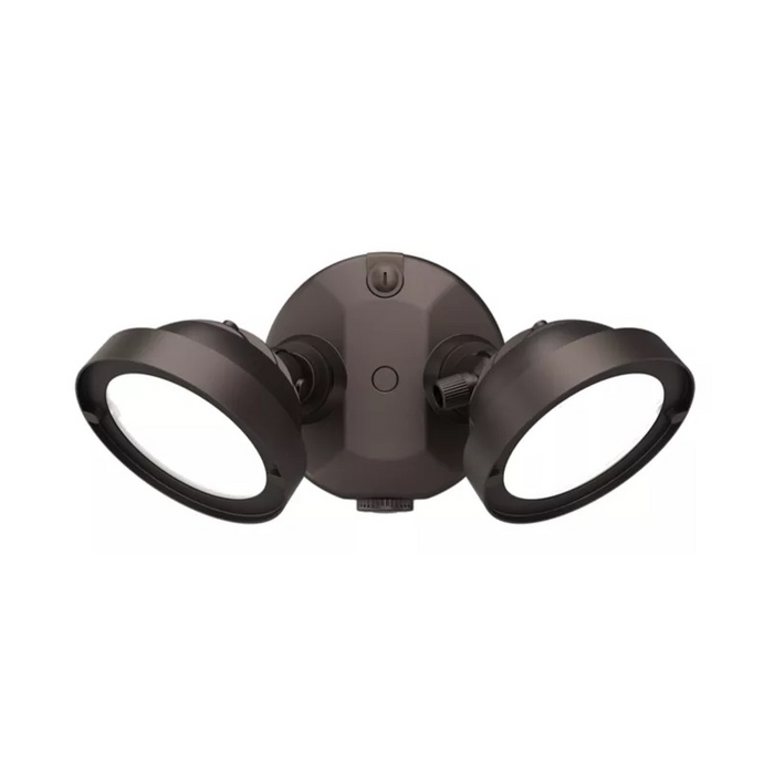 Halo TGS 21W 2-Head Round LED Security Floodlight, Dusk to Dawn