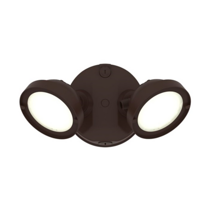 Halo TGS 21W 2-Head Round LED Security Floodlight, Switch Activated