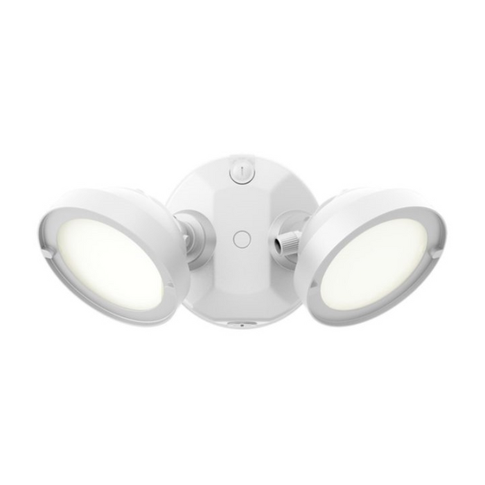 Halo TGS 21W 2-Head Round LED Security Floodlight, Switch Activated
