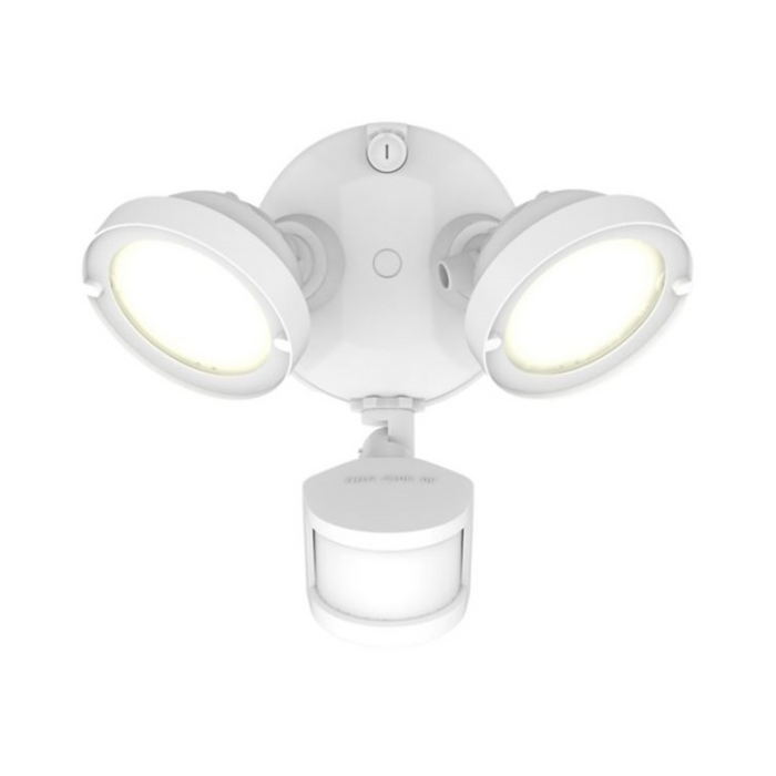 Halo TGS 21W 2-Head Round LED Security Floodlight, Motion Activated