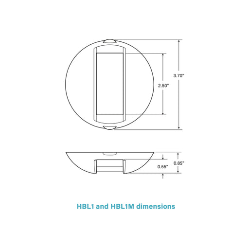 Wattstopper HBL1 High Bay Occupancy Sensor Lens, Aisleway Lens, 60' x 20' Coverage